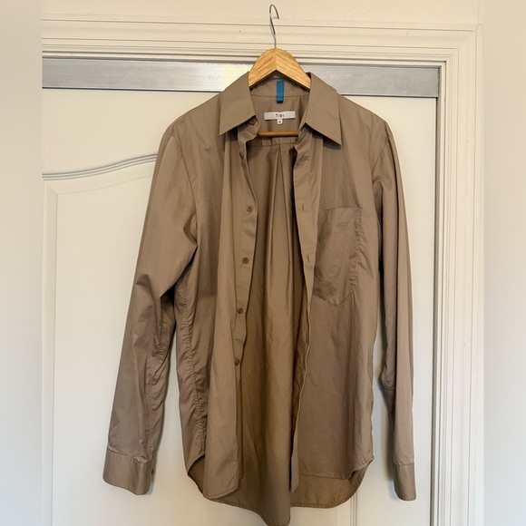Tibi Men’s slim poplin Shirt - Picture 3 of 5